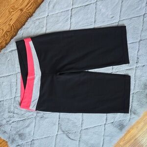 Lululemon Pink/Black Wide Leg Pants, Women's Size 10, Great Condition
